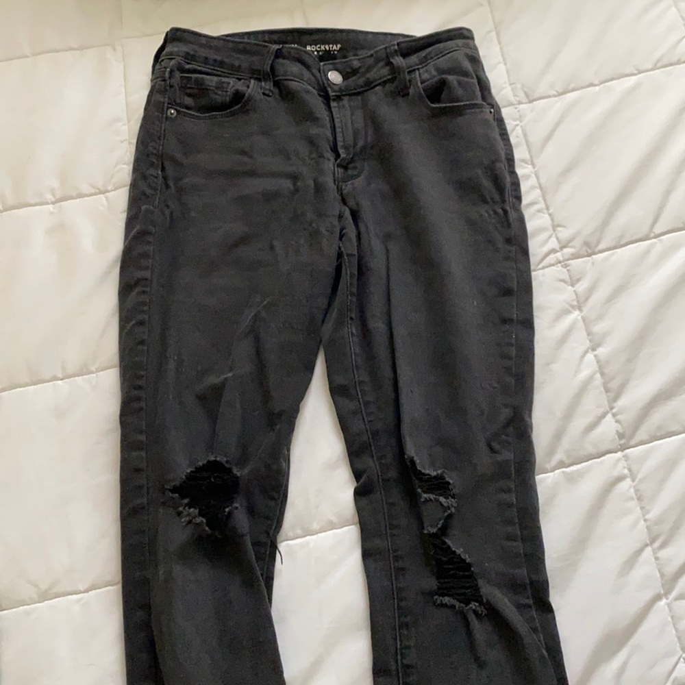 Black Ripped Jeans